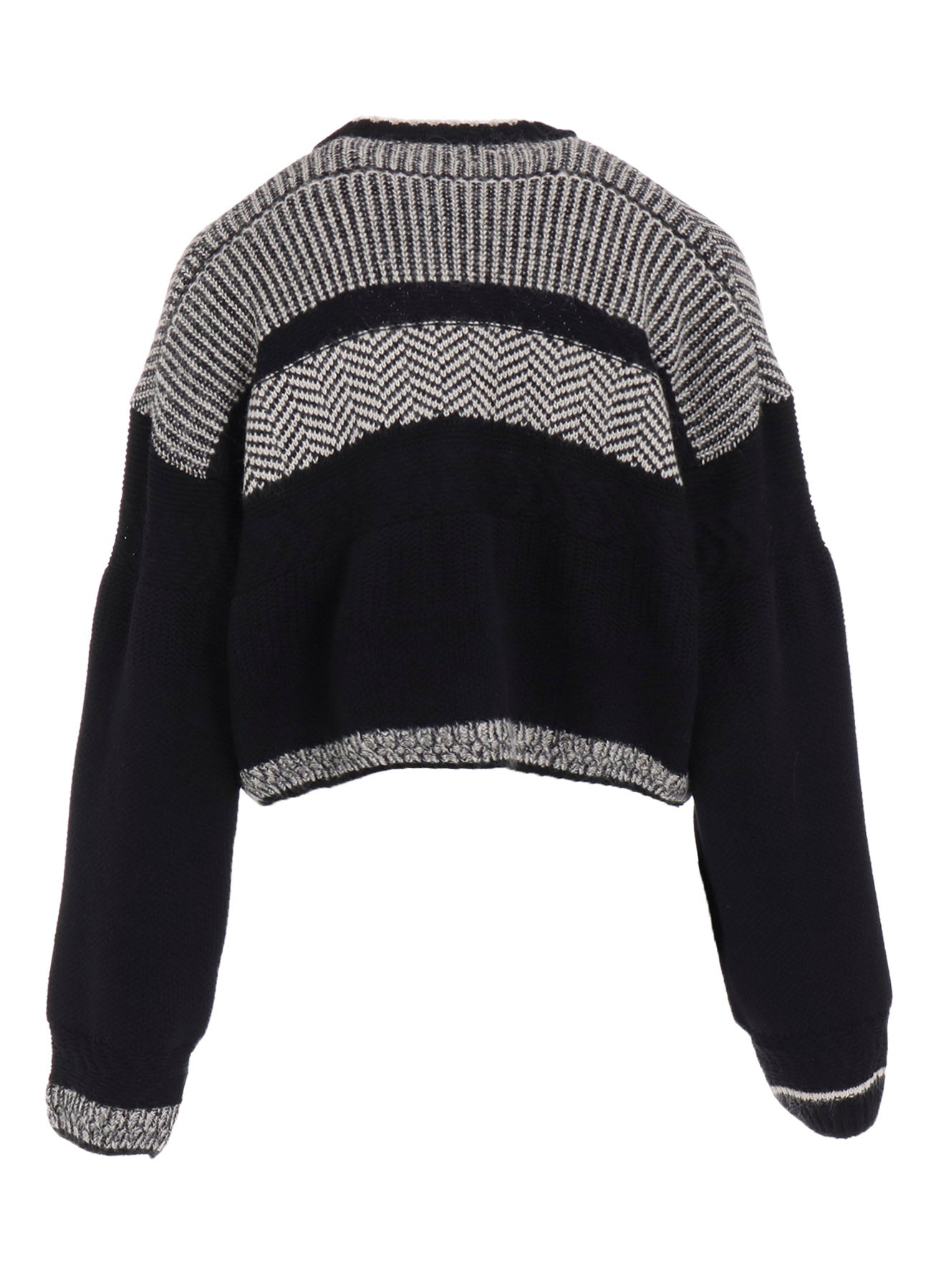 NAITIVE JACQUARD DESING KNIT CARDIGAN