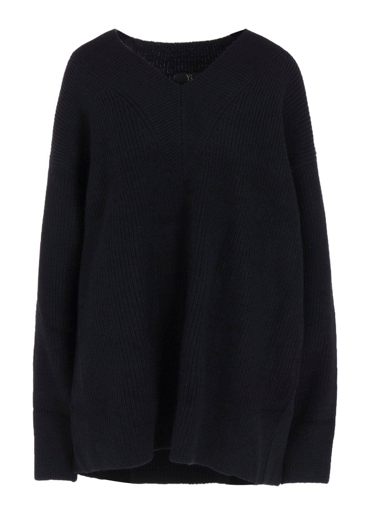 BIG V-NECK KNITTED CARDIGAN