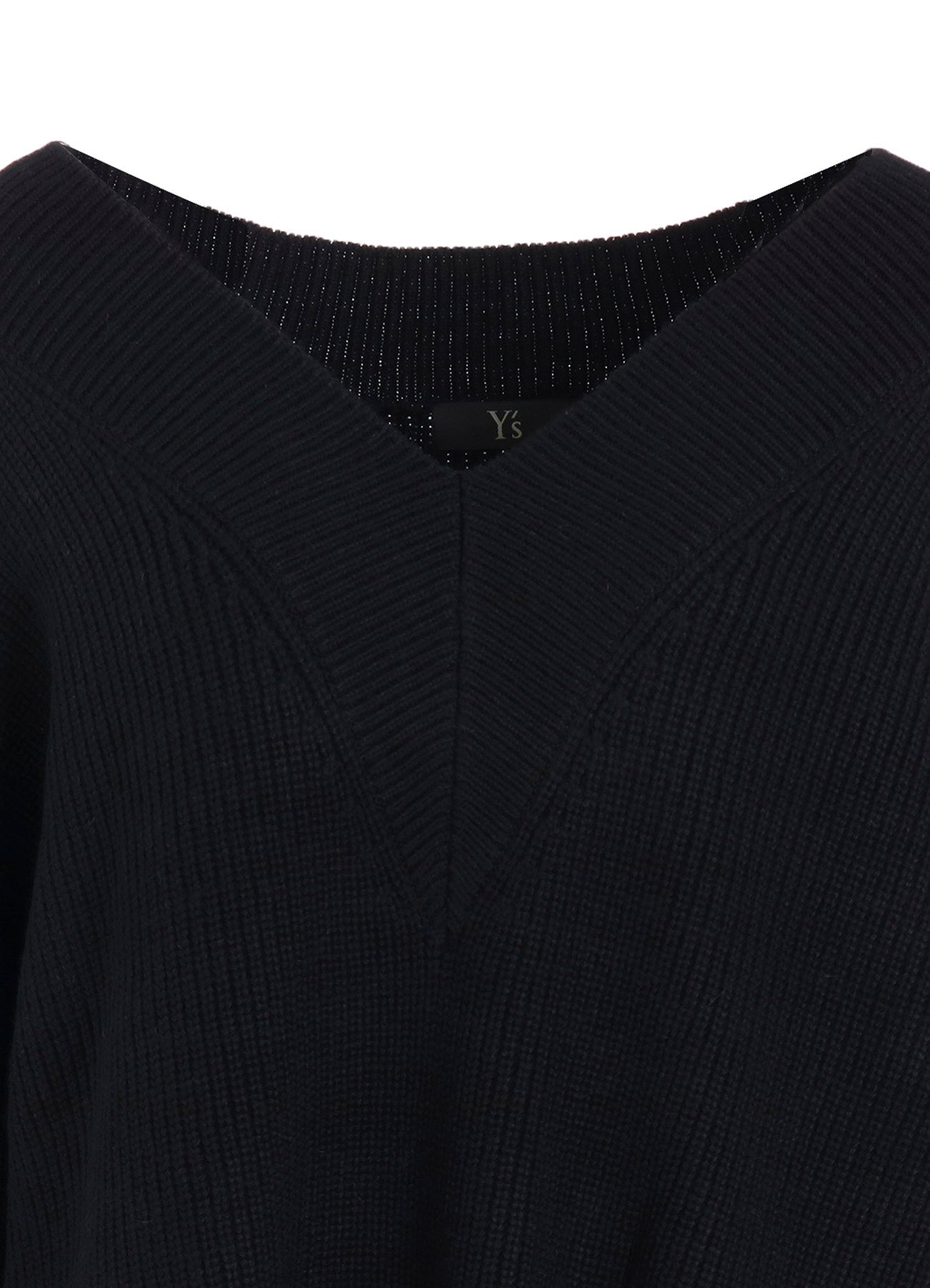 BIG V-NECK KNITTED CARDIGAN