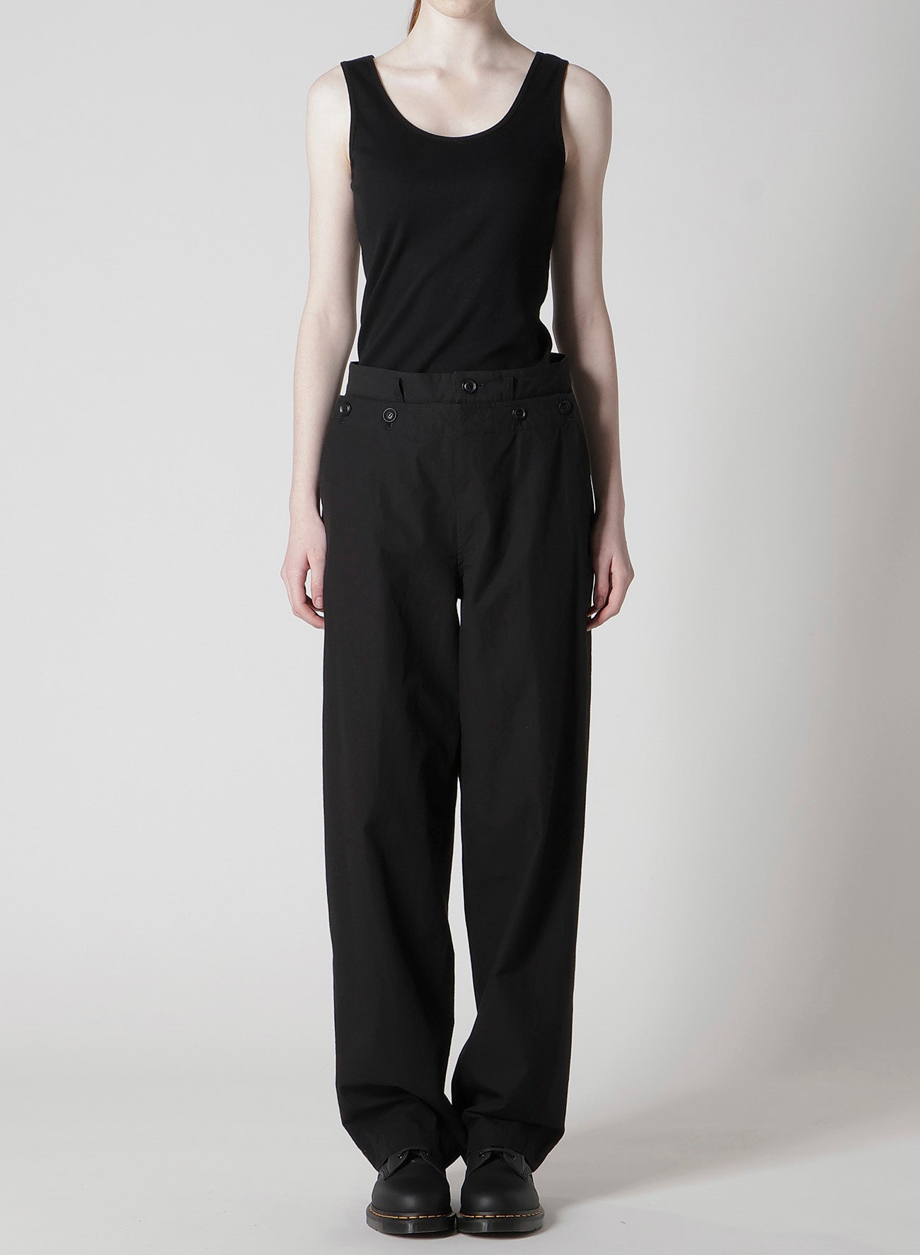 COTTON/LINEN SAILOR PANTS