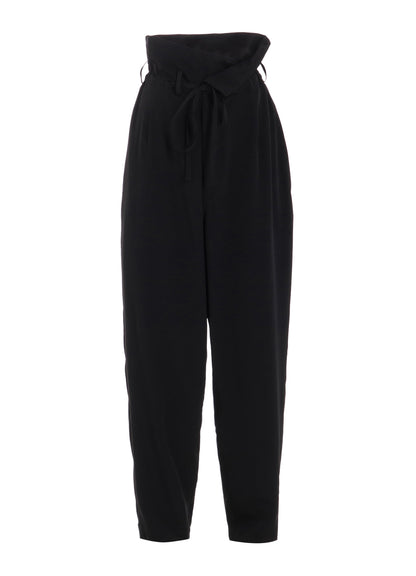 CREPE de CHINE HIGH WAIST PANTS