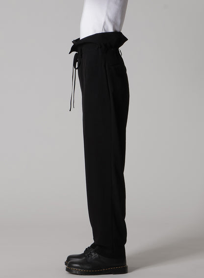 CREPE de CHINE HIGH WAIST PANTS