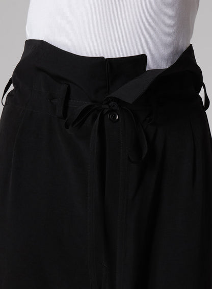 CREPE de CHINE HIGH WAIST PANTS