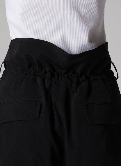 CREPE de CHINE HIGH WAIST PANTS
