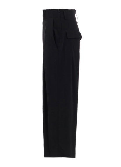 CREPE de CHINE RANDOM TUCK PANTS
