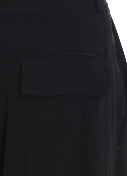 CREPE de CHINE RANDOM TUCK PANTS