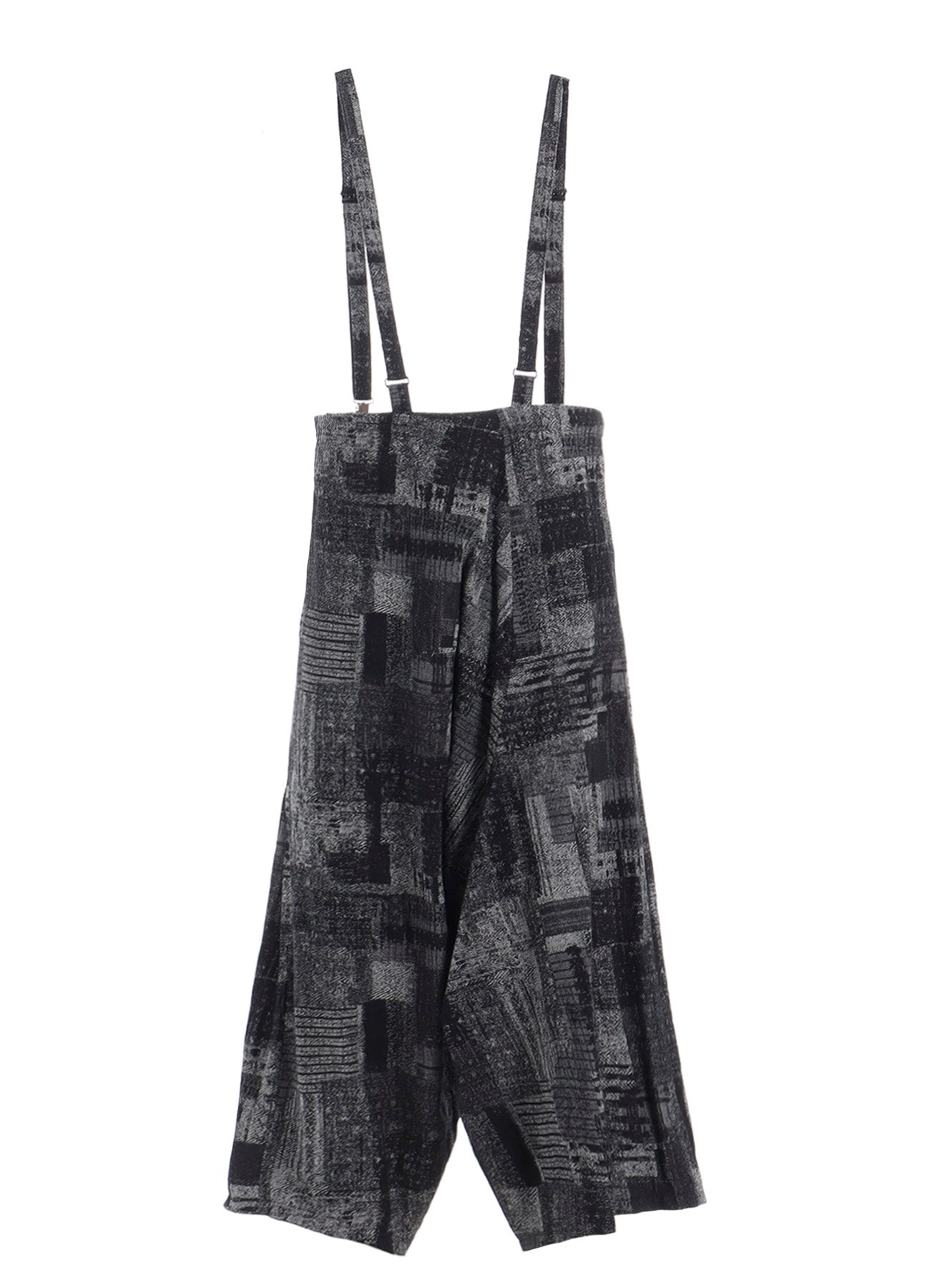 PATCHWORK JACQUARD LONG SAROUEL PANTS