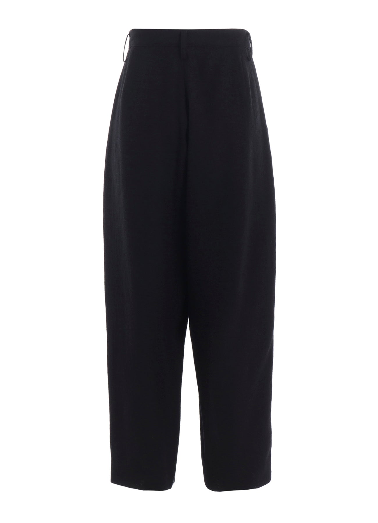 WOOL GAUZE TWILL TUCK WIDE PANTS