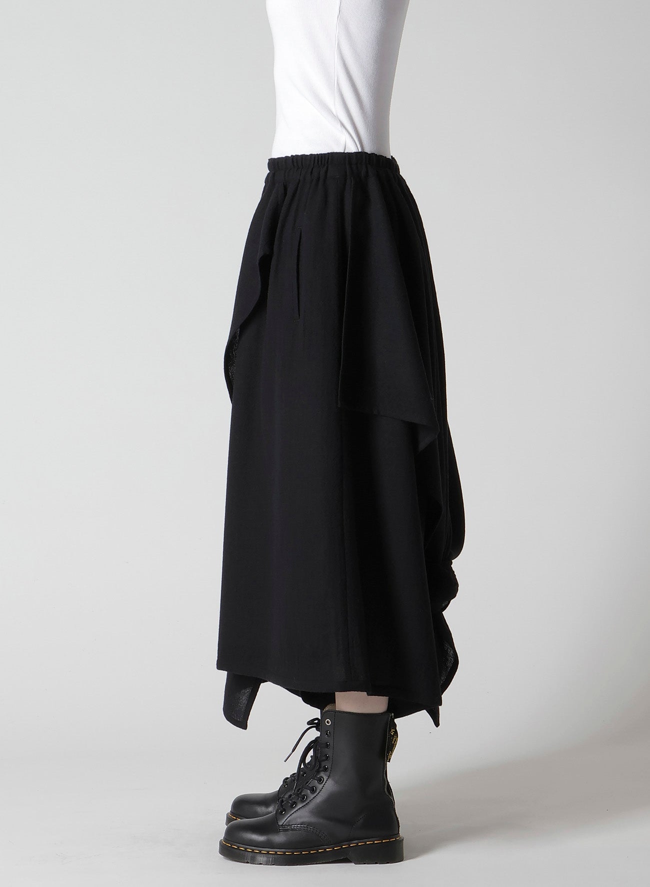 WOOL GAUZE TWILL PANTS