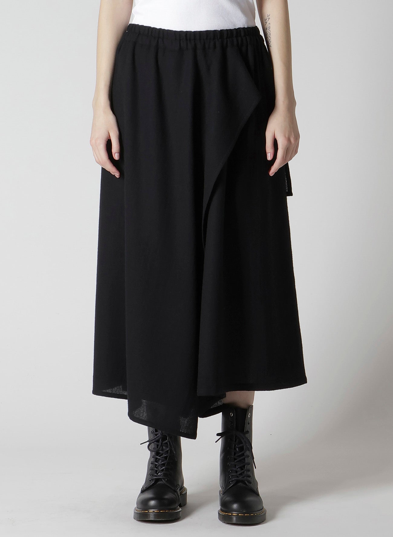 WOOL GAUZE TWILL PANTS