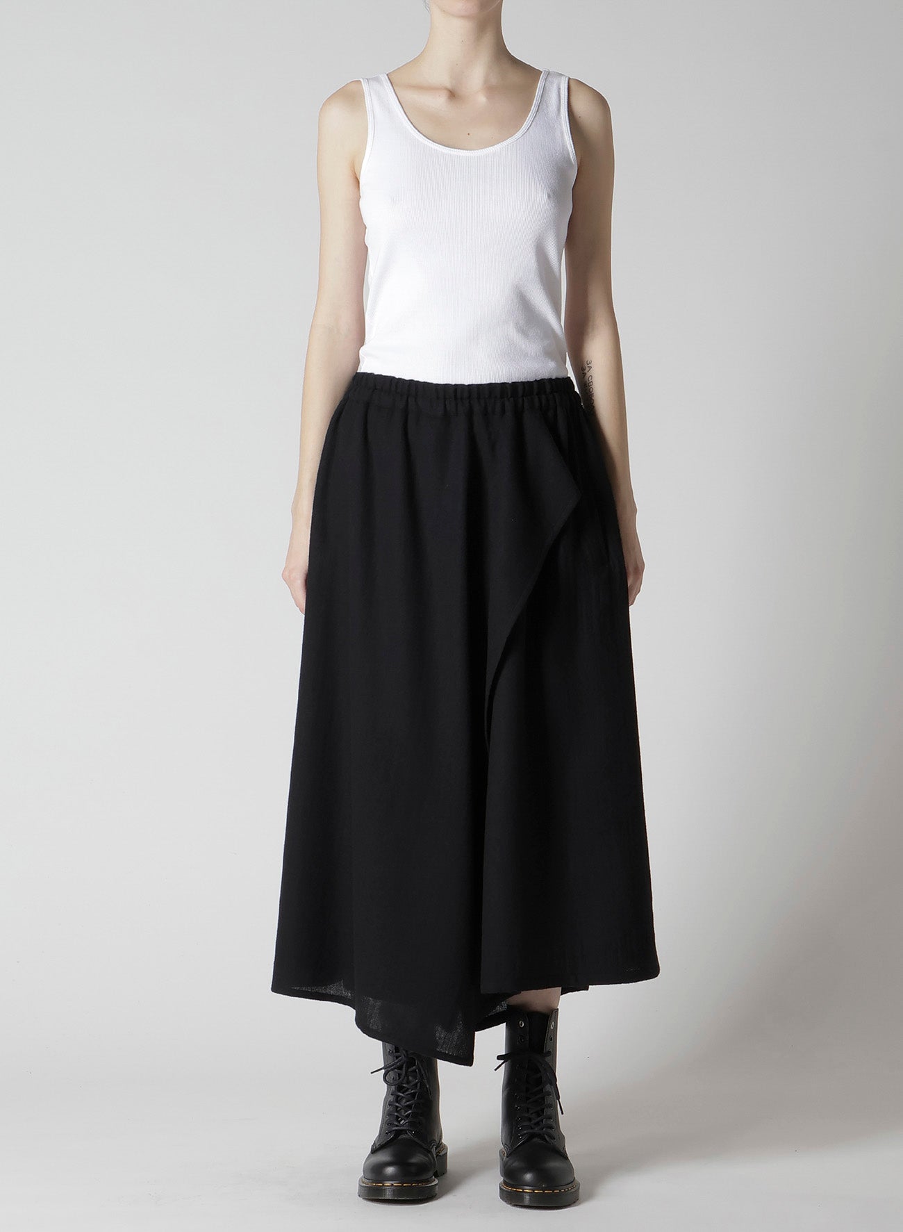 WOOL GAUZE TWILL PANTS
