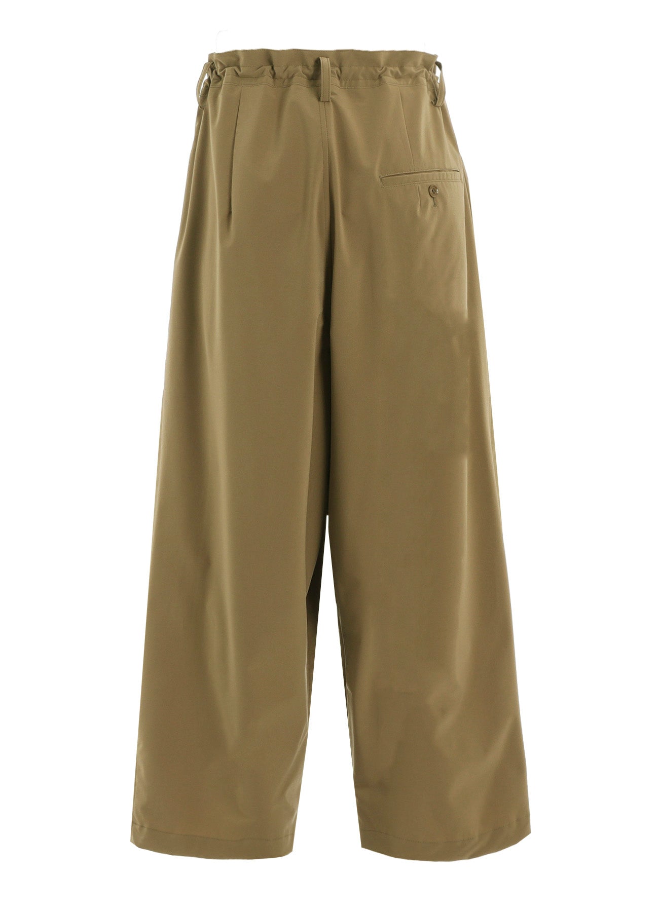 PE/ TAFTA DOUBLE TUCK GATEHRED PANTS