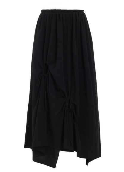 CREPE de CHINE CIRCLE GATHERED SKIRT