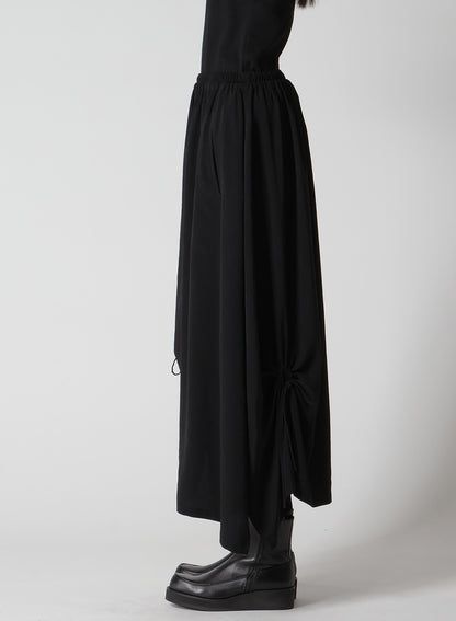 CREPE de CHINE CIRCLE GATHERED SKIRT
