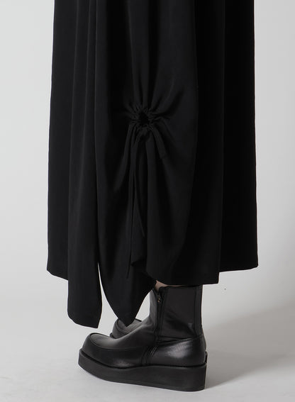 CREPE de CHINE CIRCLE GATHERED SKIRT