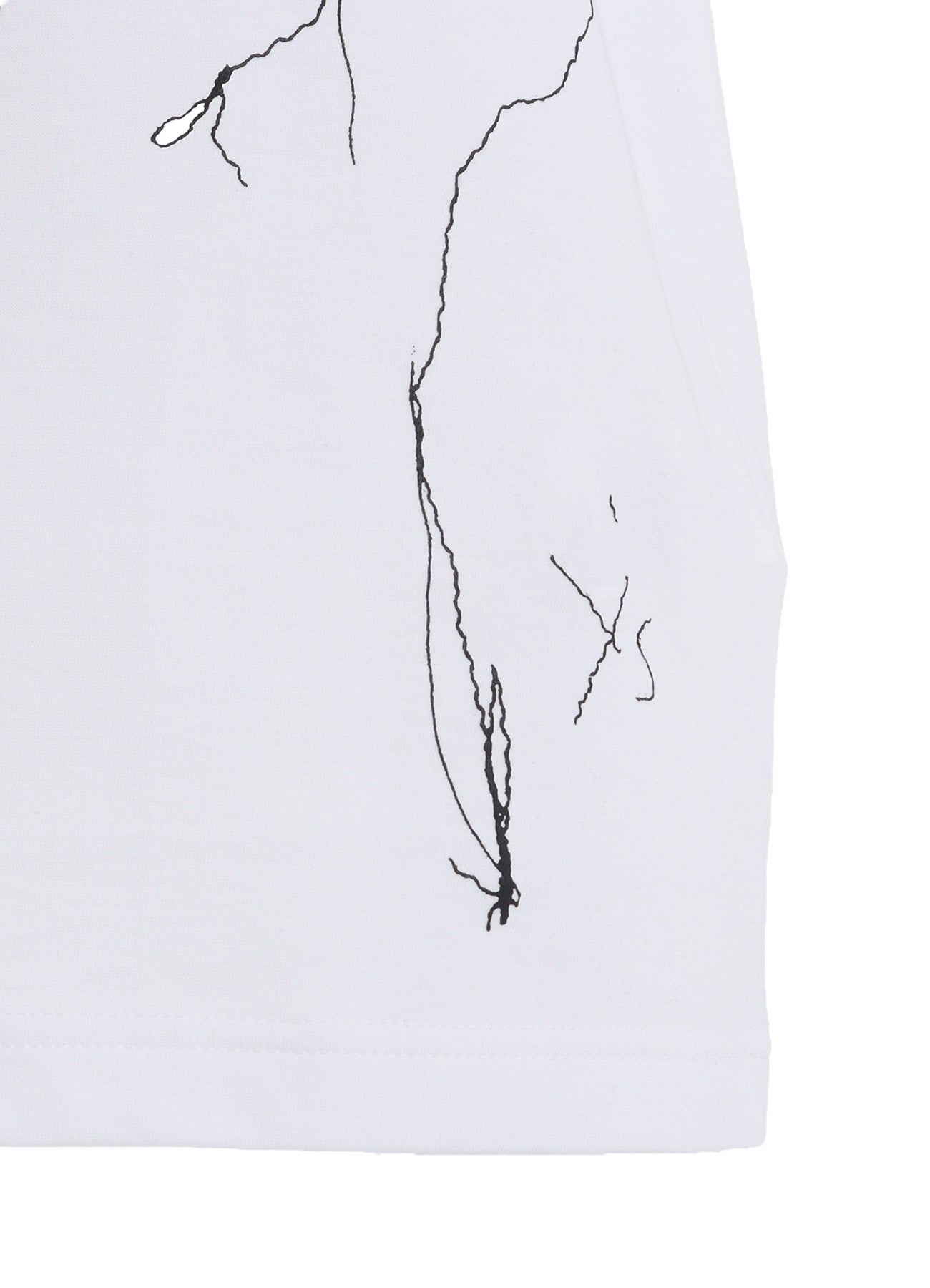 COTTON JERSEY ANIMAL PRINT ROUND NECK HALF SLEEVE T