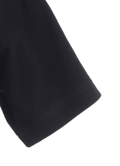 COTTON JERSEY ANIMAL PRINT CROPPED HALF SLEEVE T