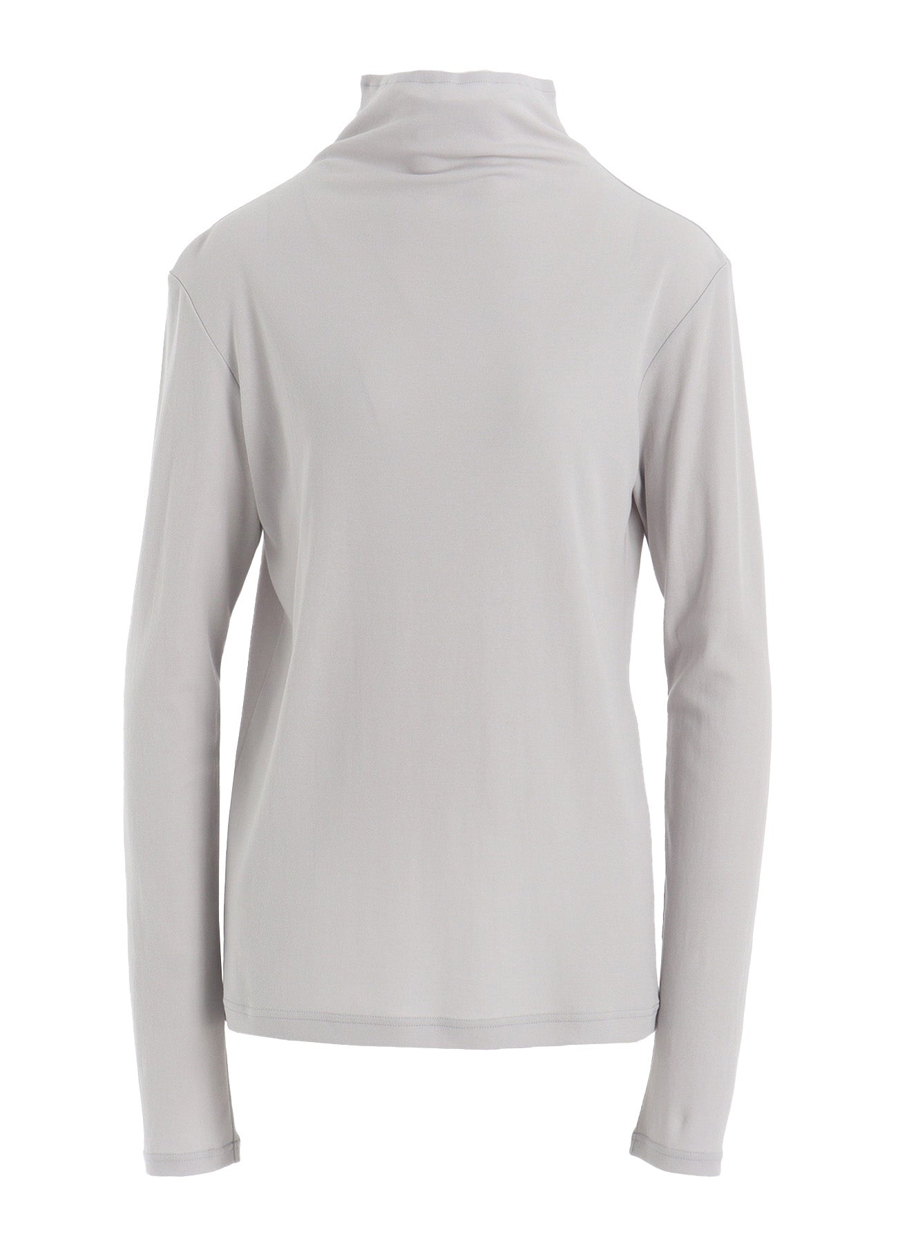 HARD-TWIST BACK BUTTON OFF-NECK T