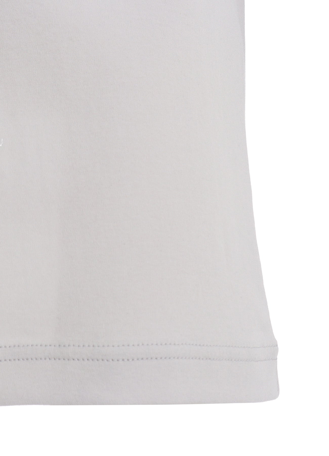 HARD-TWIST BACK BUTTON OFF-NECK T