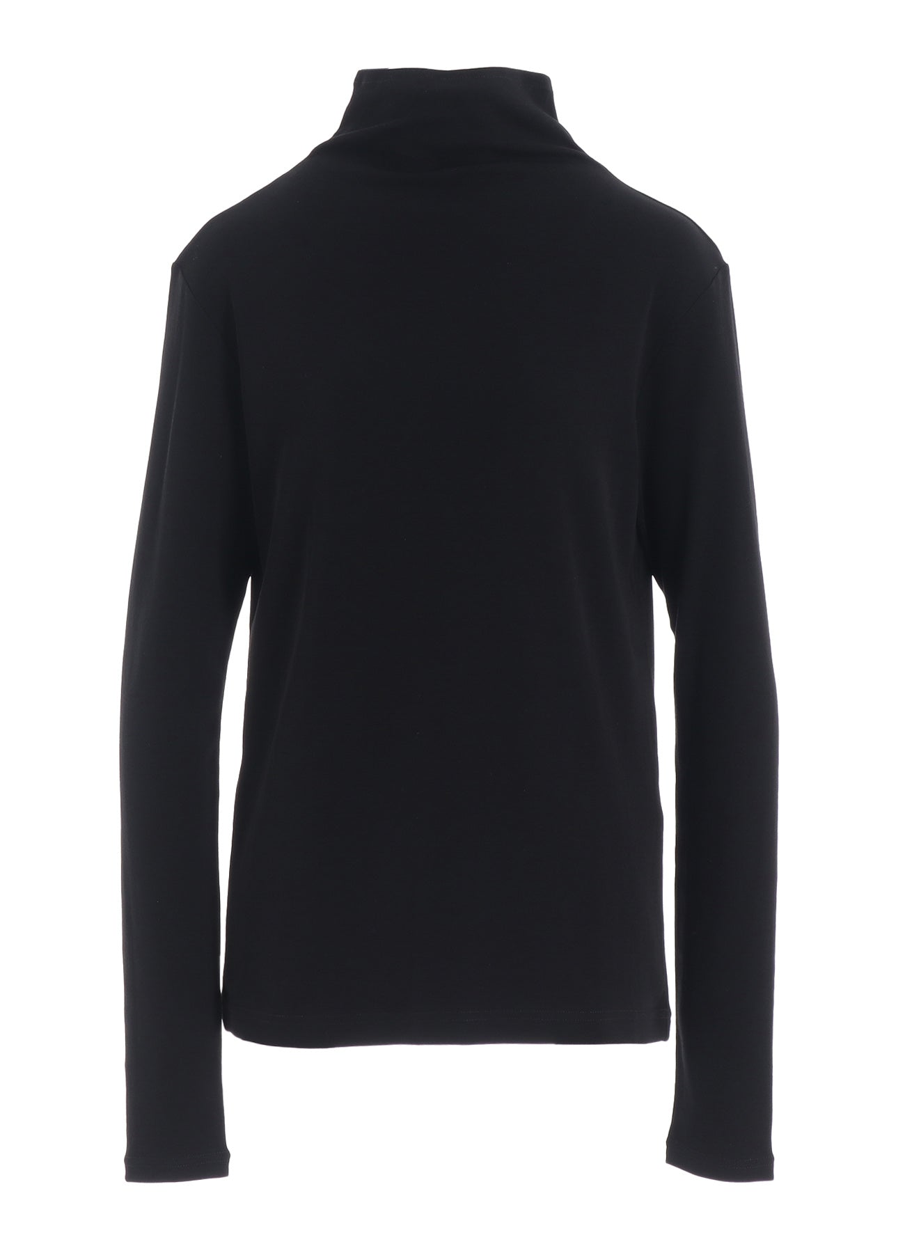 HARD-TWIST BACK BUTTON OFF-NECK T