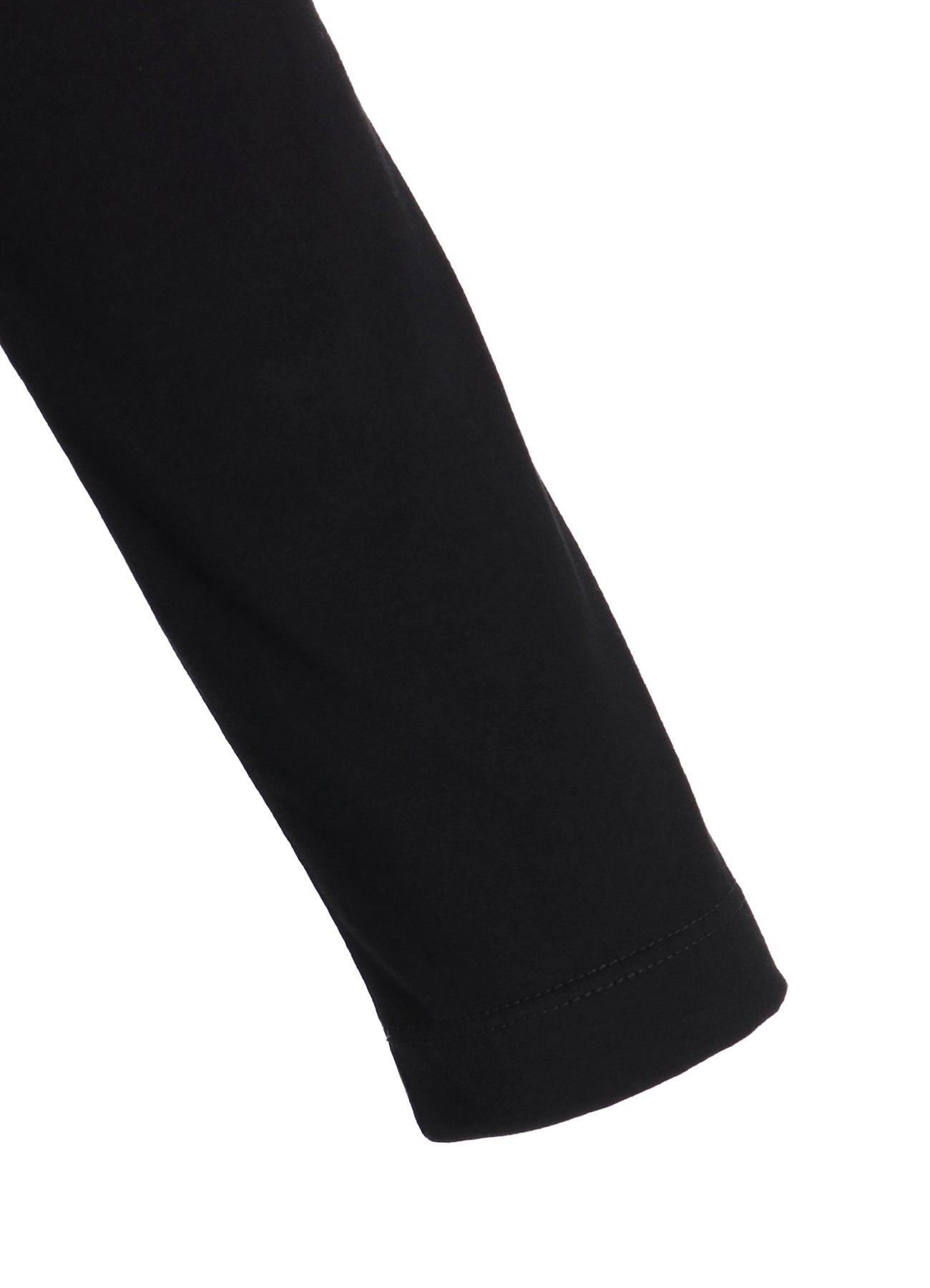 CREPE de CHINE/COTTON JERSEY COMBINATION LONG SLEEEVE T