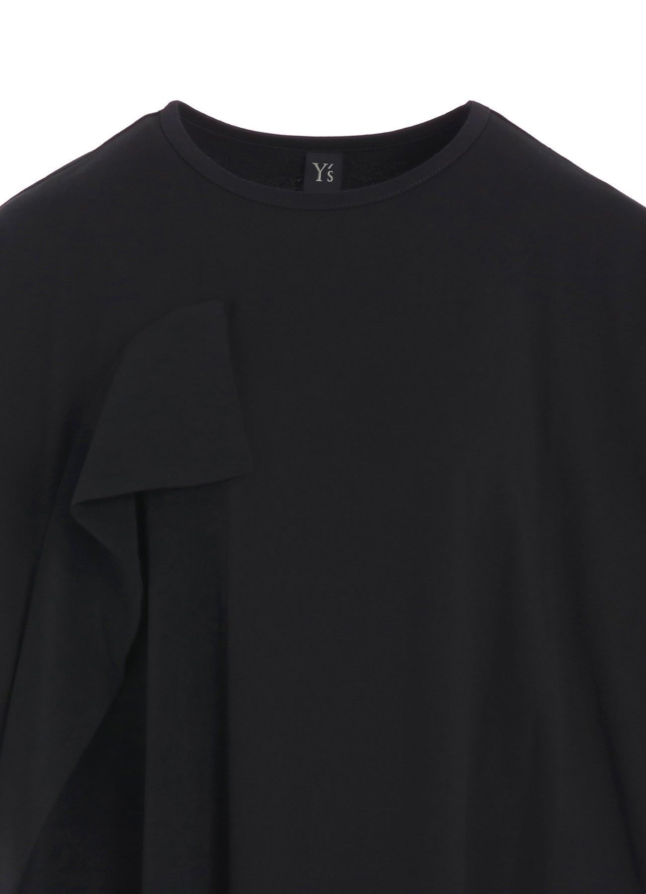 CREPE de CHINE/COTTON JERSEY COMBINATION HALF SLEEVE DRESS