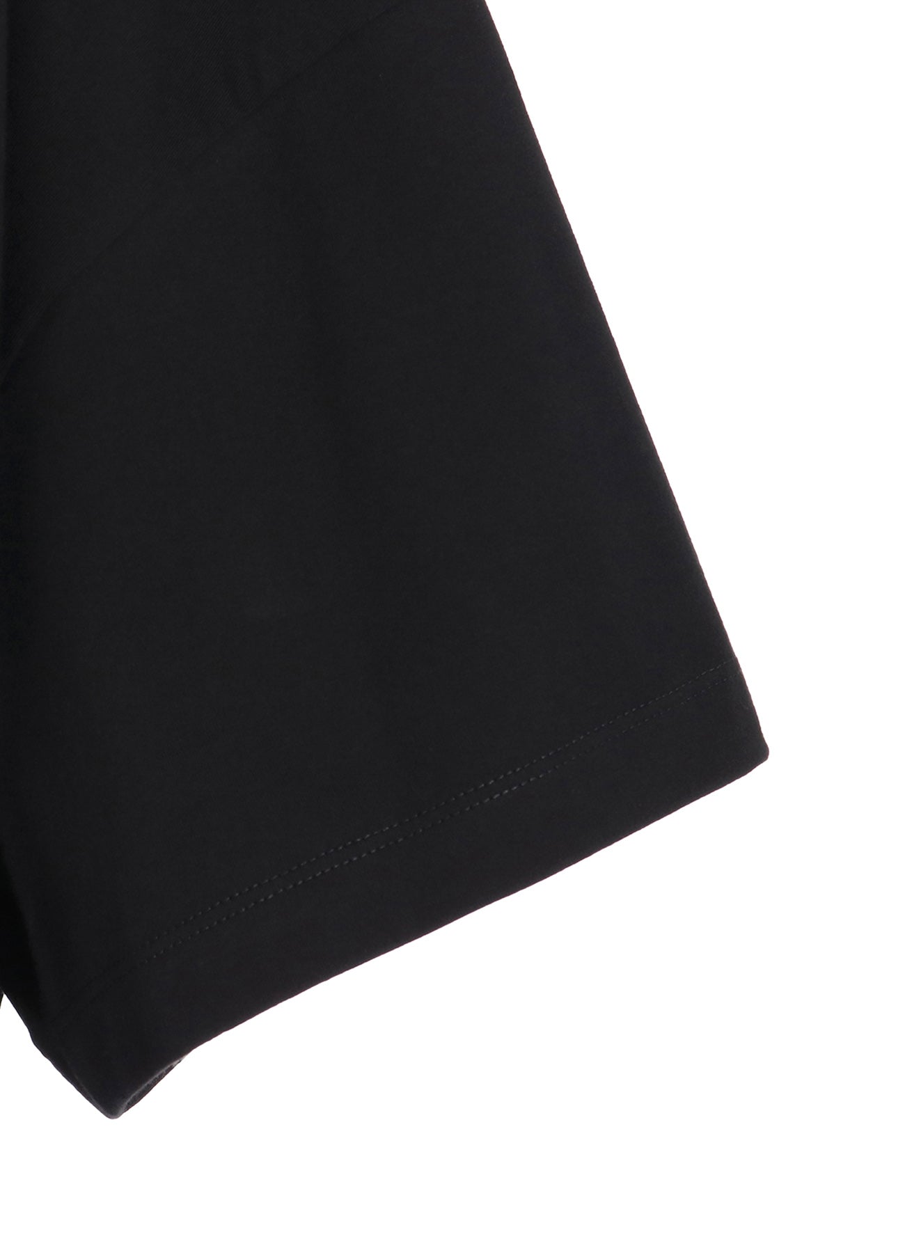 CREPE de CHINE/COTTON JERSEY COMBINATION HALF SLEEVE DRESS