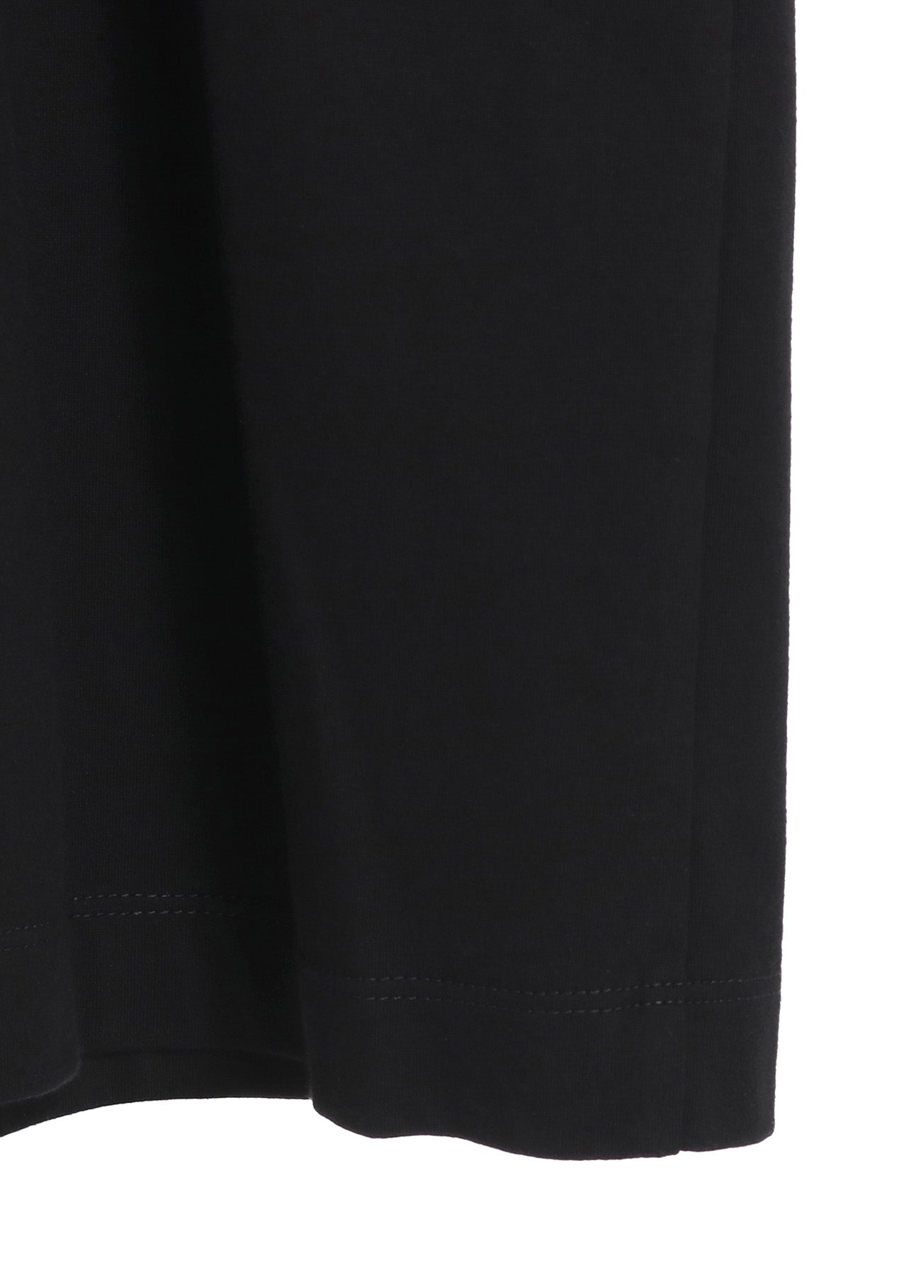 CREPE de CHINE/COTTON JERSEY COMBINATION HALF SLEEVE DRESS