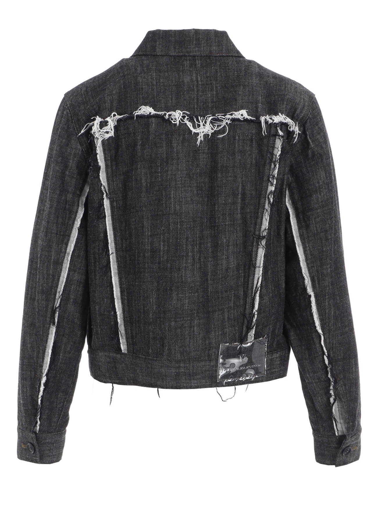 8OZ UNTRIMMED PANEL DENIM JACKET