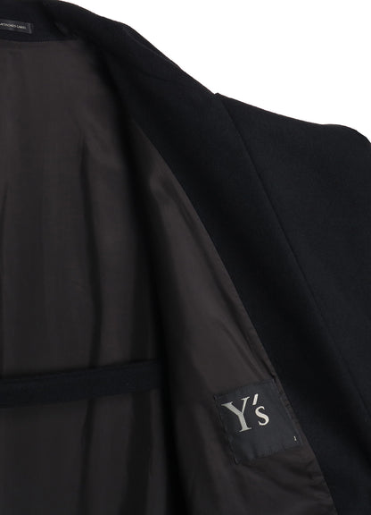 WOOL SINGLE MOSSER LEFT W FACING COAT