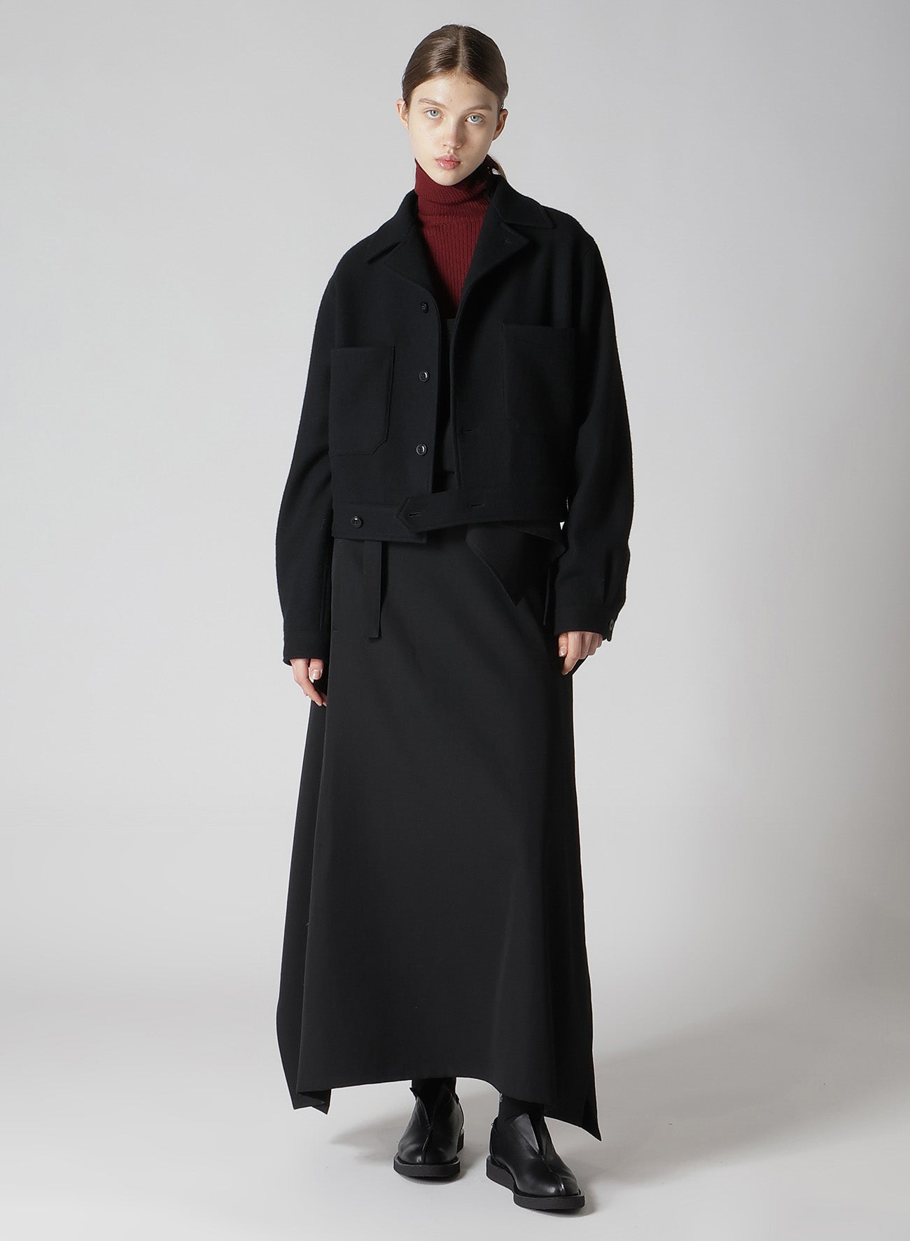 WOOL SINGLE MOSSER BLOUSON
