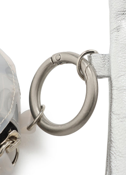 LEATHER/PVC Y'S DOUBLE POUCH