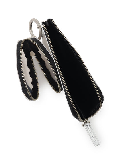 LEATHER/PVC Y'S DOUBLE POUCH