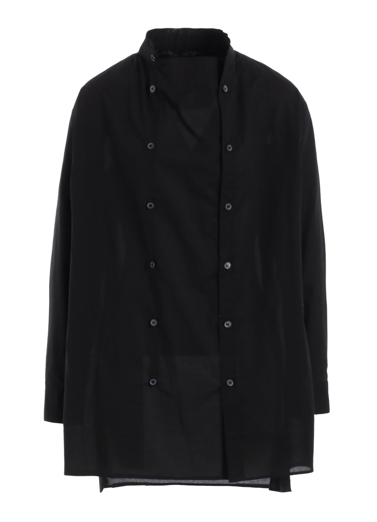 COTTON LAWN RIGHT FRONT DOUBLED SHIRT