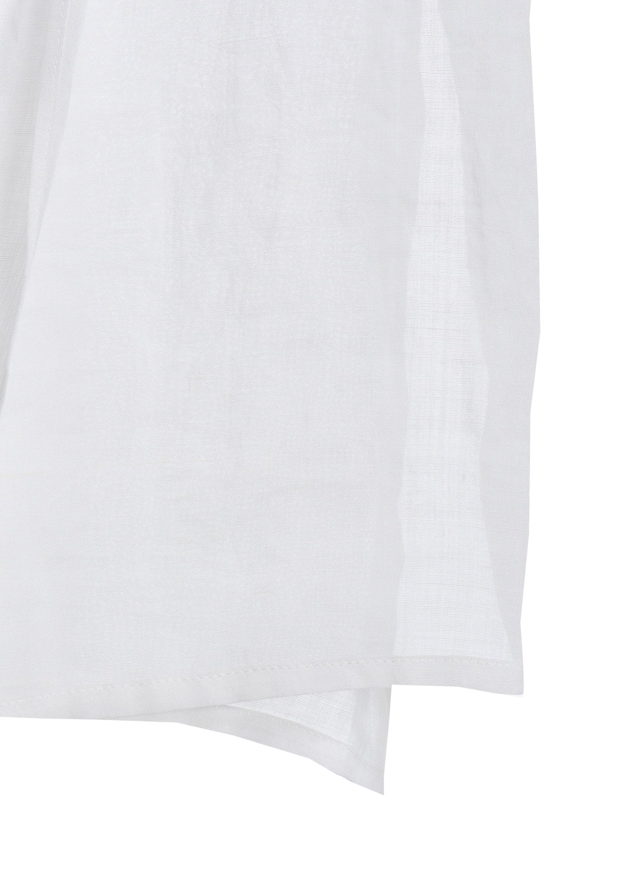RAMIE LAWN DOUBLE FRONT DRAPE SHIRT