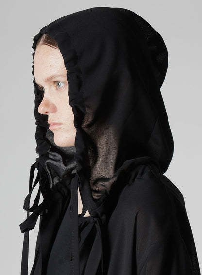 PE/STRONG TWISTED CLOTH HOODIE WITH CORD