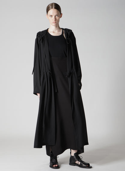 PE/STRONG TWISTED CLOTH HOODIE WITH CORD