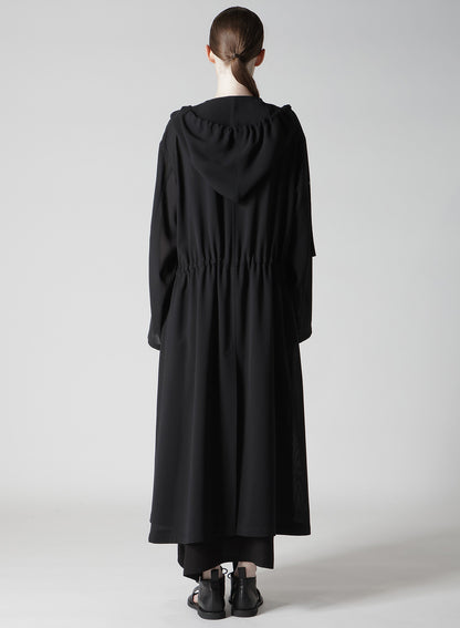 PE/STRONG TWISTED CLOTH HOODIE WITH CORD