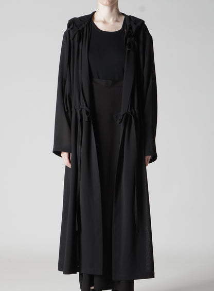 PE/STRONG TWISTED CLOTH HOODIE WITH CORD