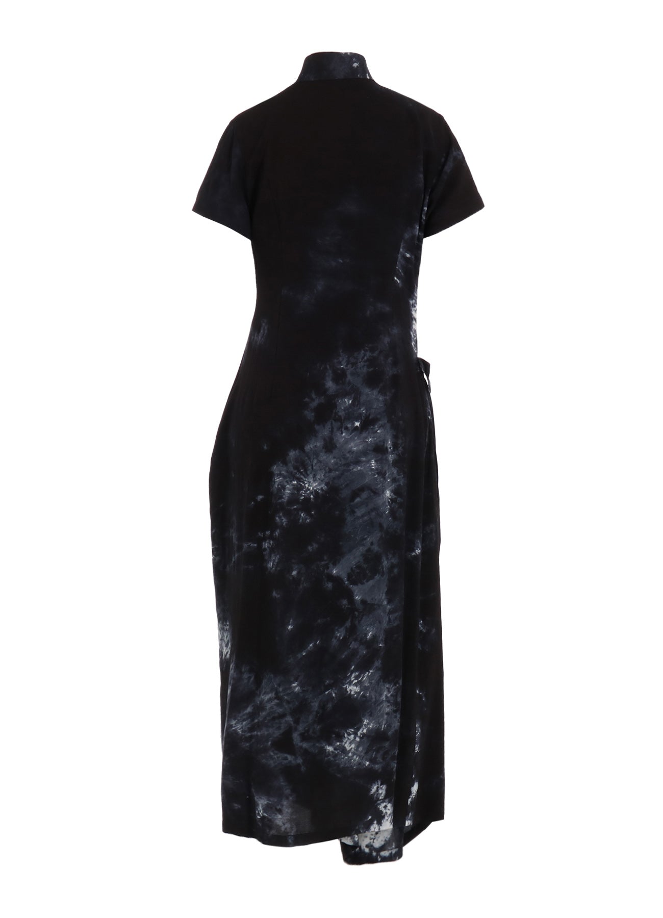 RAYON LAWN THRENE DYE RIGHT SIDE GATHERED DRESS