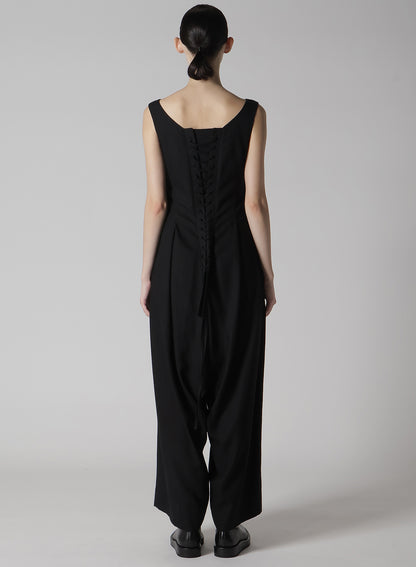 RAYON/LINEN SHEETING OVERALLS