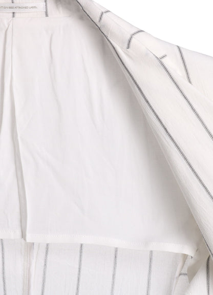 WASHER STRIPE LEFT SIDE DROPPED JACKET
