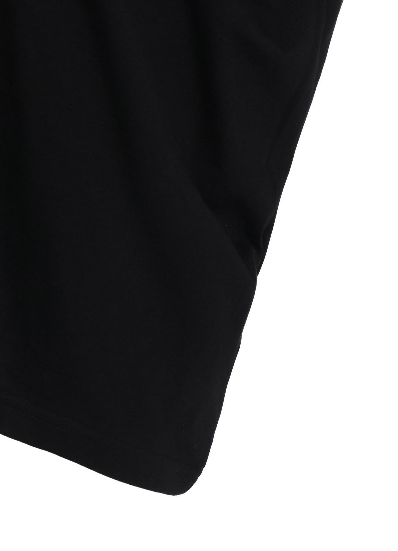 CABLE KNIT/JERSEY SWITCHING SHORT SLEEVE PULLOVER