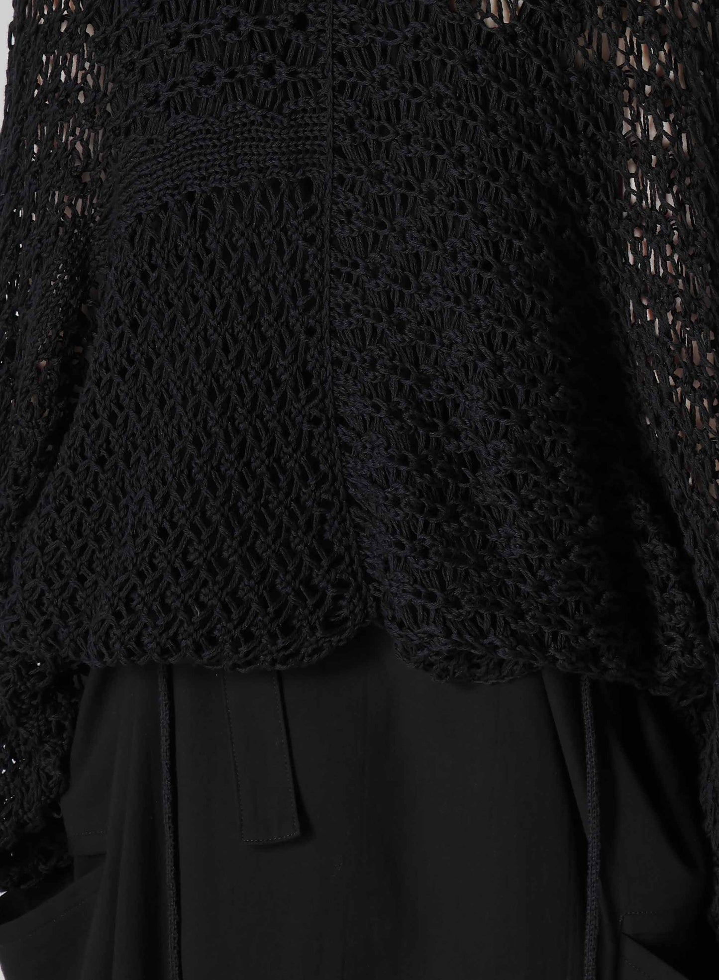 OPENWORK DESIGN BOLERO WITH STRING