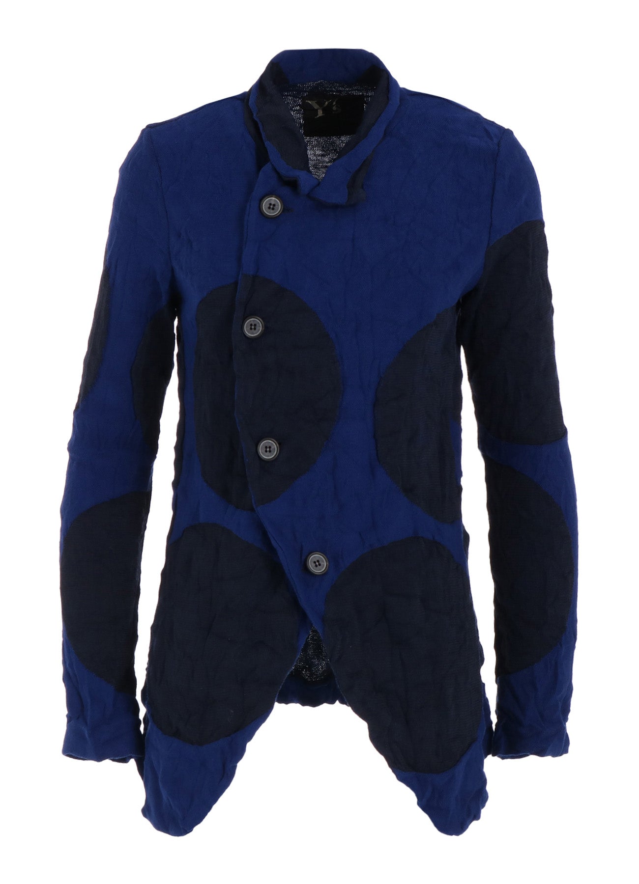 GIGA POLKA DOTSLINKS WRINKLE 4 BUTTON JACKET
