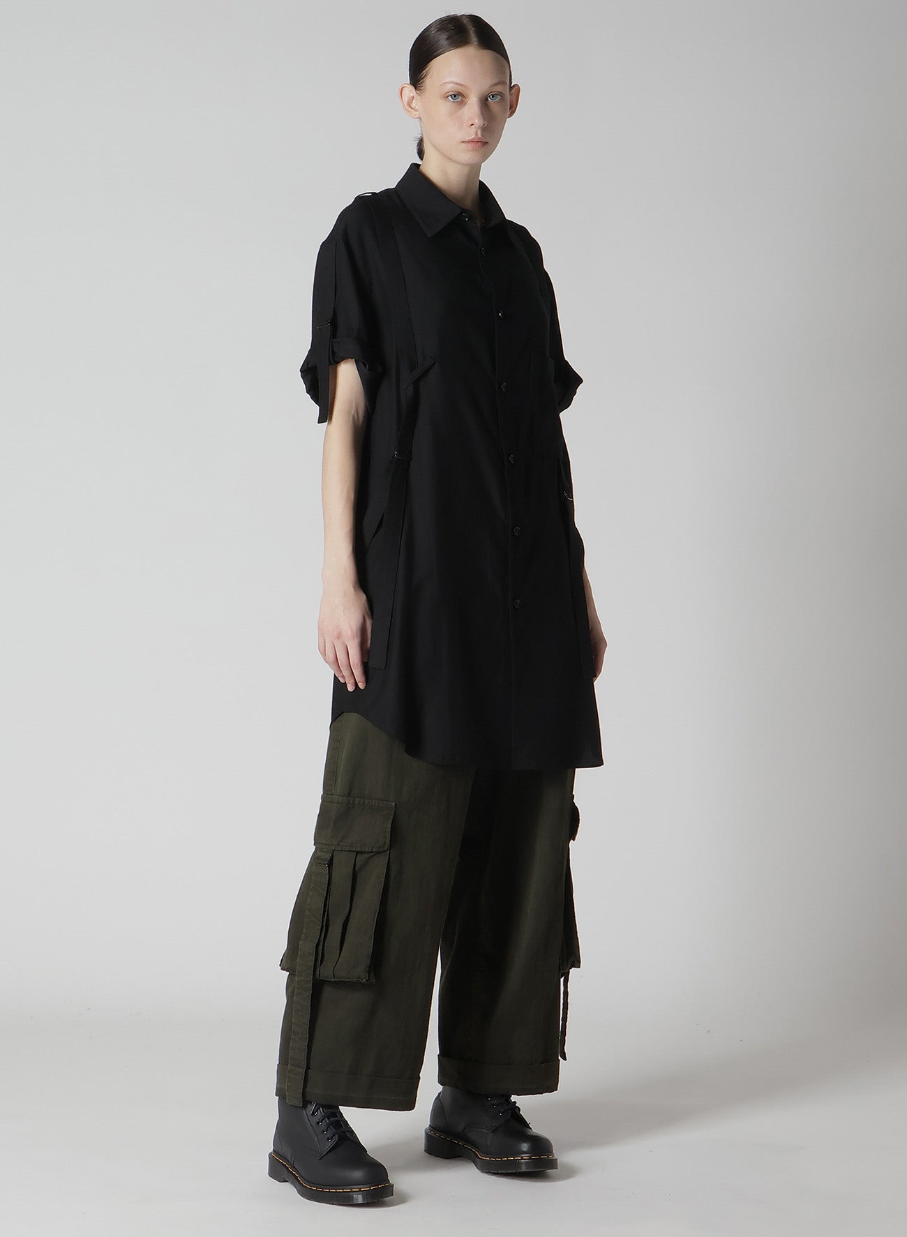 COTTON SLAB GARMENT DYEING MACKIN CARGO PANTS