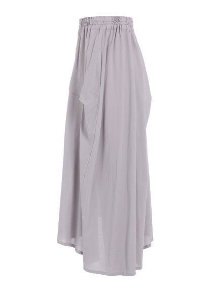 COTTON BOYLE VIYELLA RIGHT TUCKED ASYMMETERY SKIRT