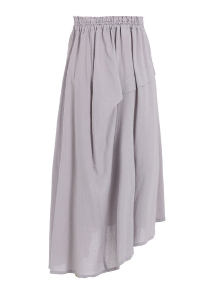 COTTON BOYLE VIYELLA RIGHT TUCKED ASYMMETERY SKIRT