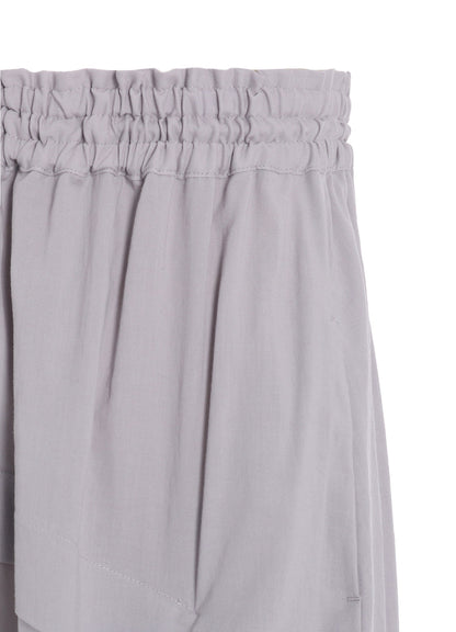 COTTON BOYLE VIYELLA RIGHT TUCKED ASYMMETERY SKIRT