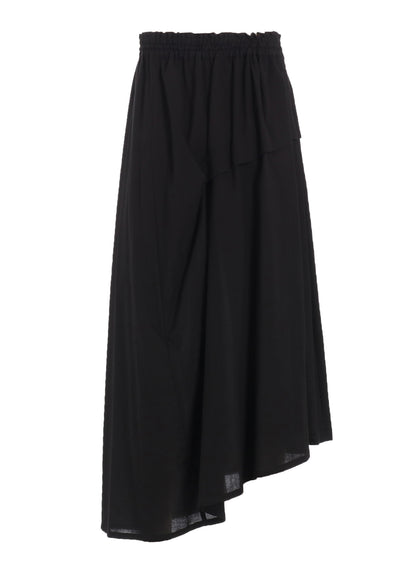COTTON BOYLE VIYELLA RIGHT TUCKED ASYMMETERY SKIRT